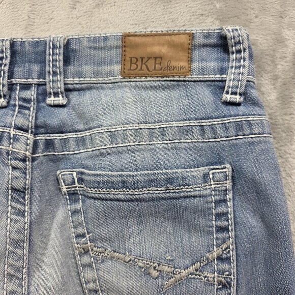 BKE Jeans Womens 27 Payton Straight Leg Stretch Distressed Denim Casual Pants - Picture 4 of 12